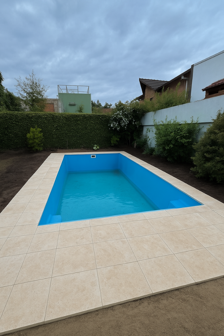 Piscina al atardecer